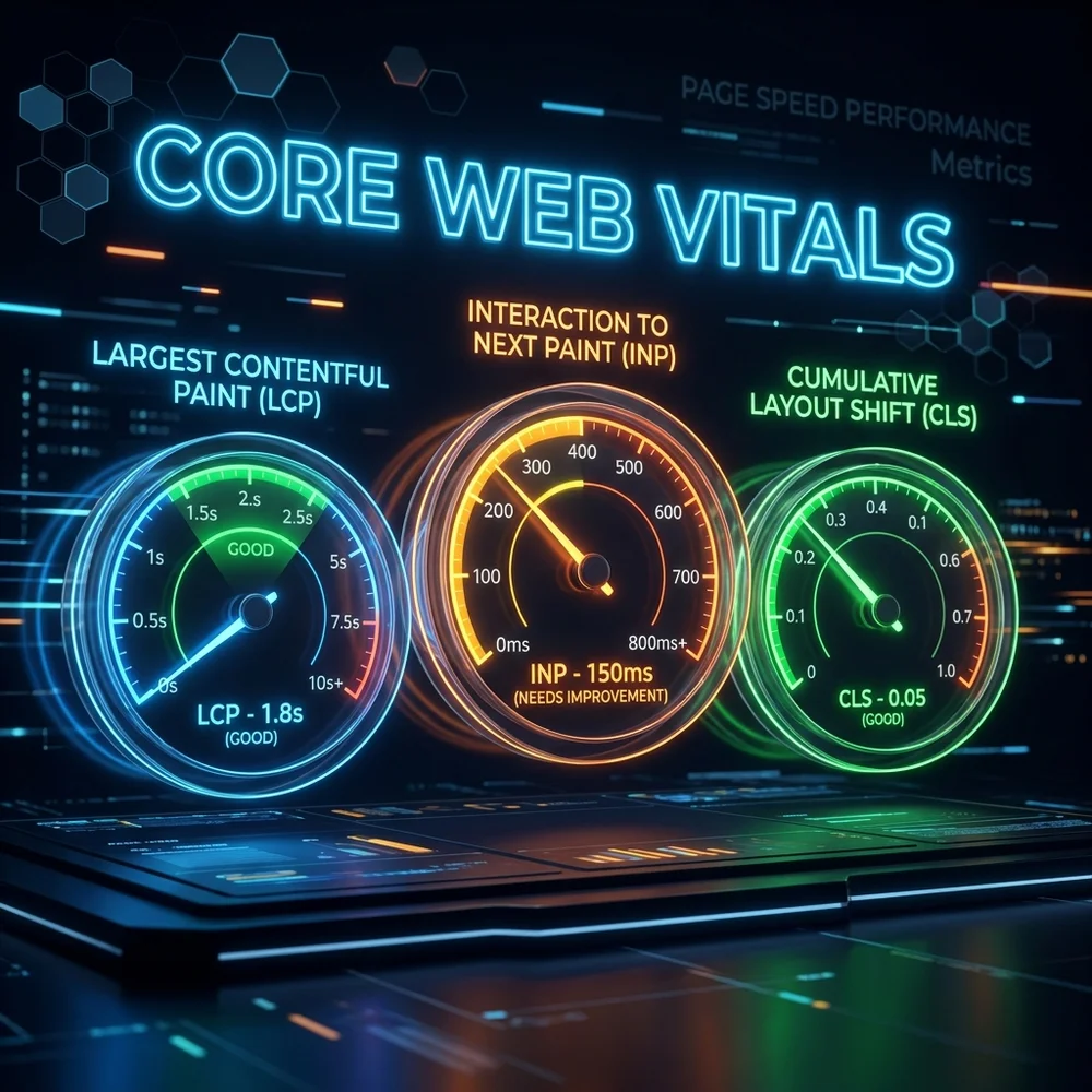 Core Web Vitals Explained for Business Owners: Rank & Speed visual asset hero image
