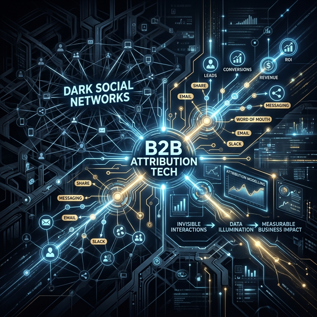 Dark Social Attribution: Tracking B2B Sales Beyond Google Analytics visual asset hero image