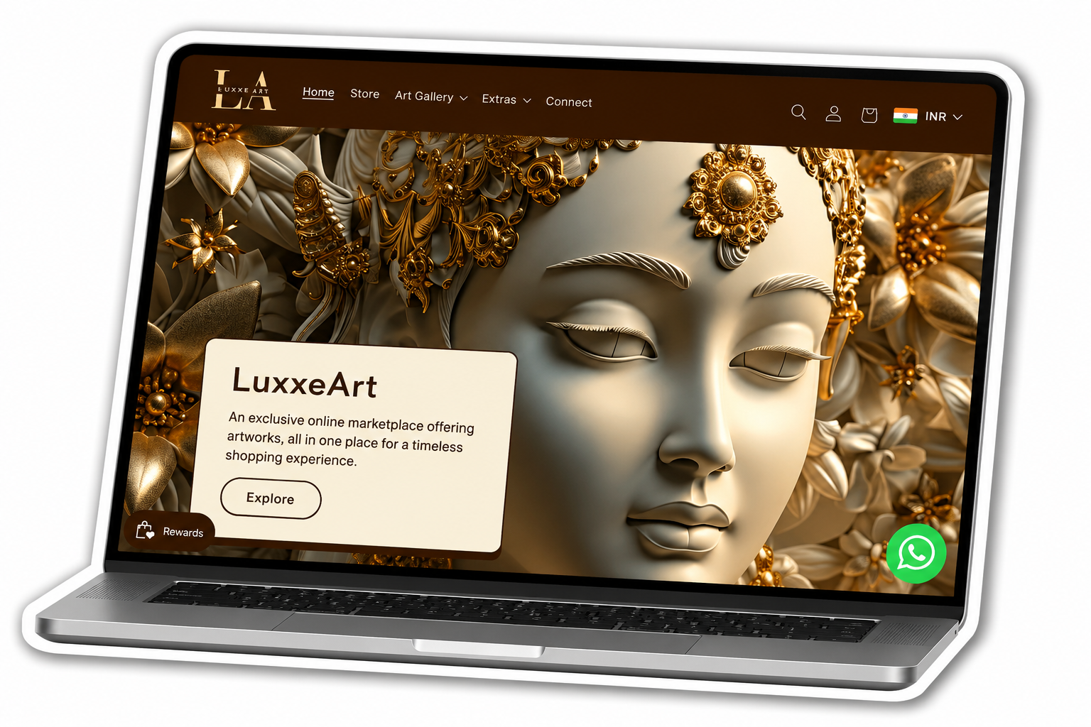 LuxxeArt website preview
