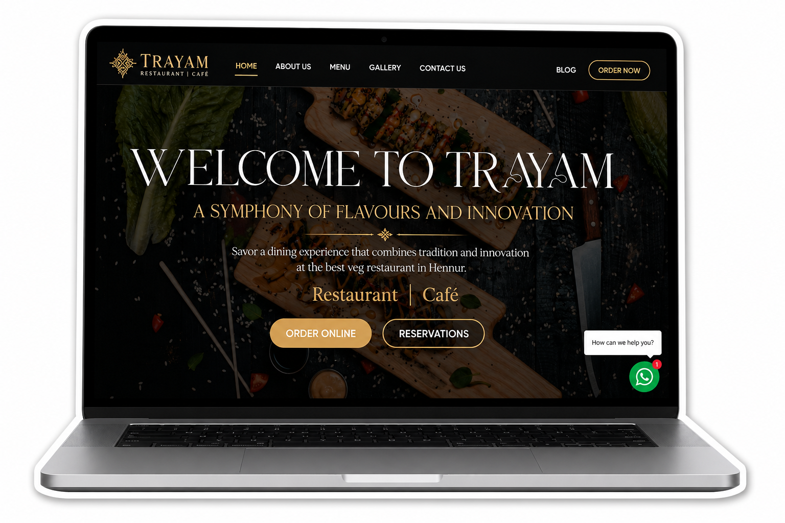 Trayam website preview